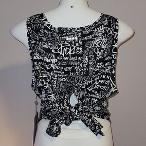 DKNY SPORT Logo Tank Top Sz M NWT